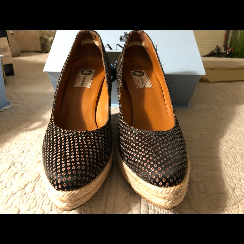Authentic Lanvin Wedge Heels